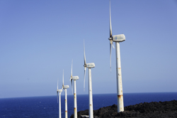 Windkraftanlagen in Fuencaliente de La Palma (Spanien)